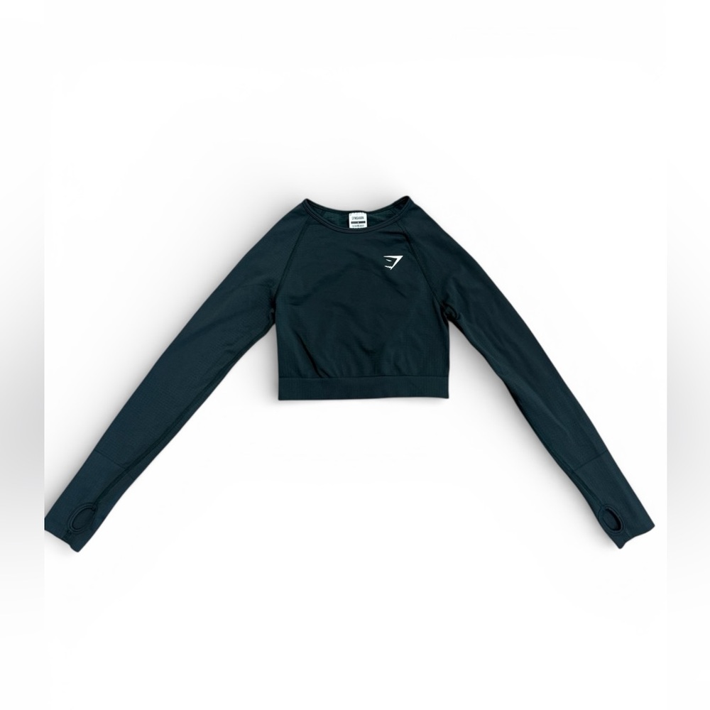 Gymshark Cropped Long Sleeve Seamless Top Thumbholes